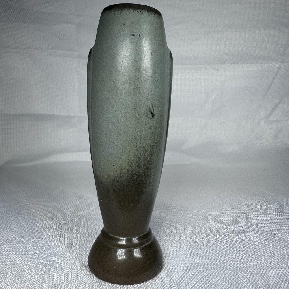 Frankoma Pottery Vase #43 Prairie Green Tall Bud Vase Vintage USA